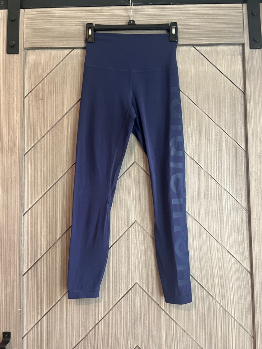 lululemon athletica Deep Navy High-Waist Logo Leggings